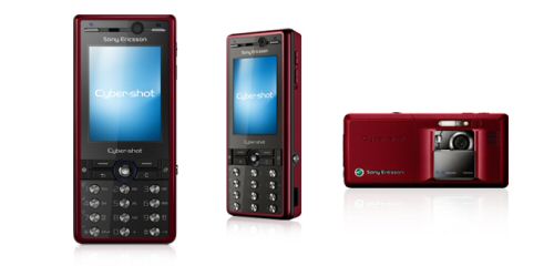 The Sony Ericsson K810i has a