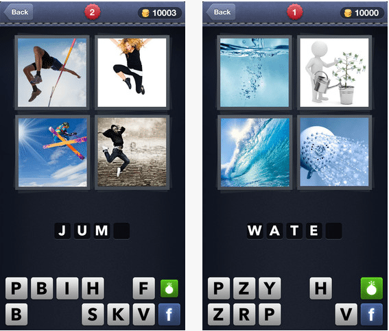 4 Pics 1 Word game update adds more picture puzzles