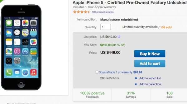 ... Will you be ordering from Appleâ€™s refurbished iPhone store on eBay