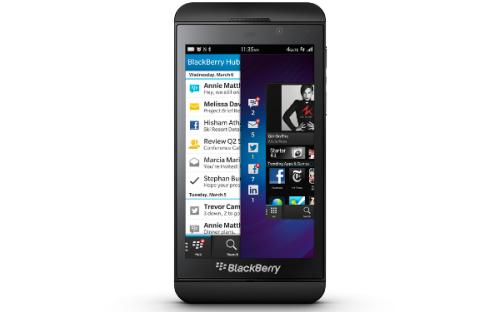 Blackberry Z10 India price appears