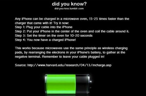 Charge iPhone in microwave: massive debate begins - PhonesReviews UK ...