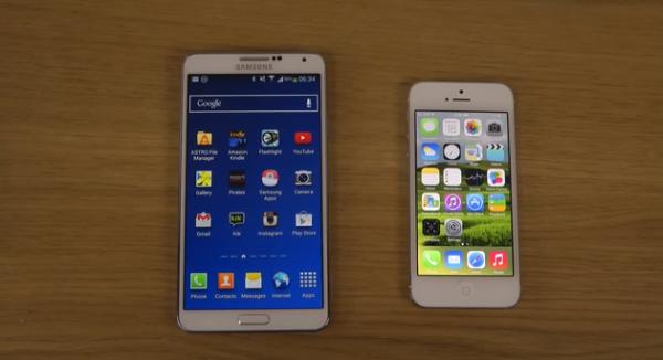 iPhone 5s vs. Galaxy Note 3
