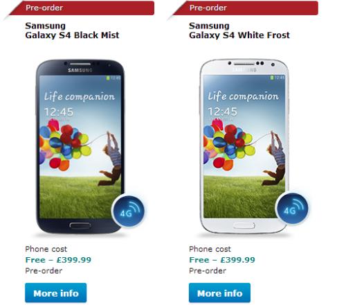 Galaxy S4 gets UK price cut before arrival