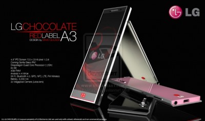 LG Chocolate reinvented in new A3 design