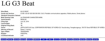 Trademark filings reveal possible LG G3 variants