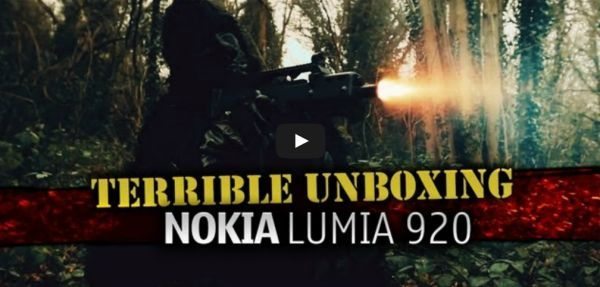 Самый необычный unboxing Nokia Lumia 920