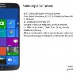 Samsung ATIV Fusion 4000 mAh, 6.5-inch Windows Phone