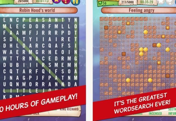Worlds biggest free word search puzzle mobile game [ic 1