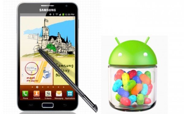 jelly bean for samsung galaxy note GT-N7000