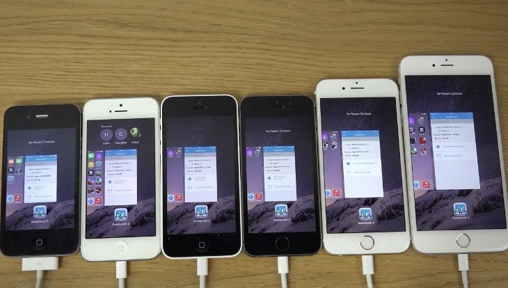 iOS 8.1.1 beta speed on iPhone 6 Plus vs 6, 5S and more 