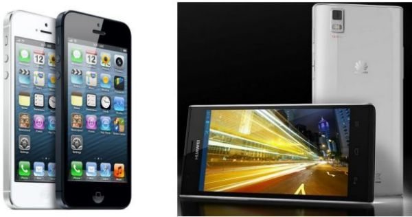 iPhone 5 vs Huawei Ascend P2 review of specs compared