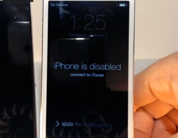 iPhone 5S and 5C disabled fix