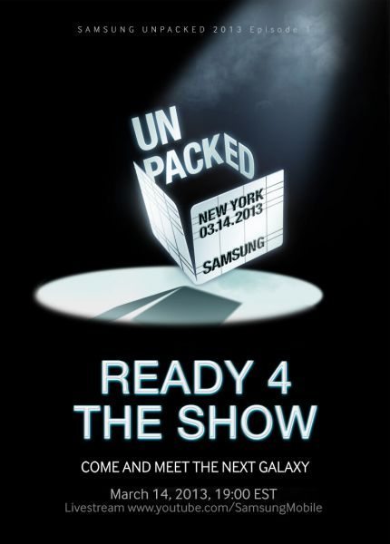 samsung unpacked event march 14th