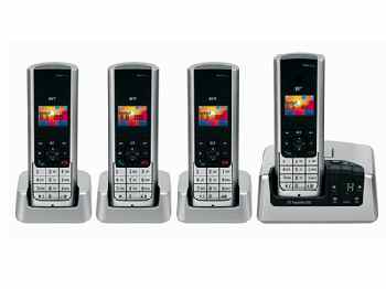 BT Freestyle 350 SMS Quad Digital Cordless Home Phones