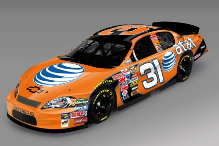 NASCAR 31 Chevy with AT&T Logo