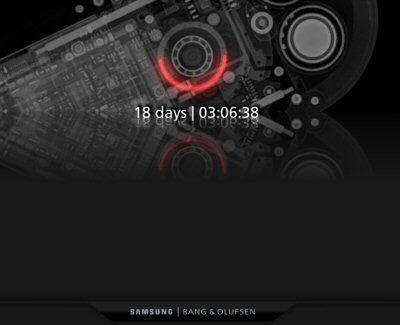 Samsung F310 B&O Serenata countdown website