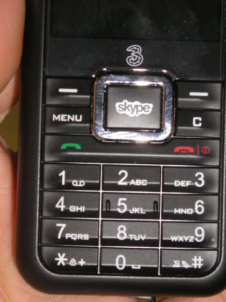 3skypephone keypad