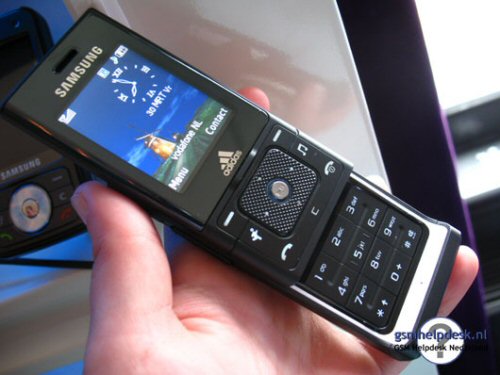 Samsung F110 Adidas sports phone pic 2