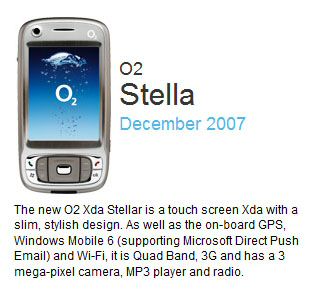 O2 Xda Stellar