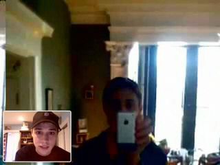 Apple iPhone used as webcam