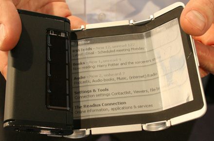 Polymer Vision Readius e-ink phone