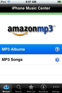 Amazon MP3 store