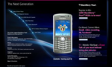 BlackBerry Pearl 8120 coming to T-Mobile.