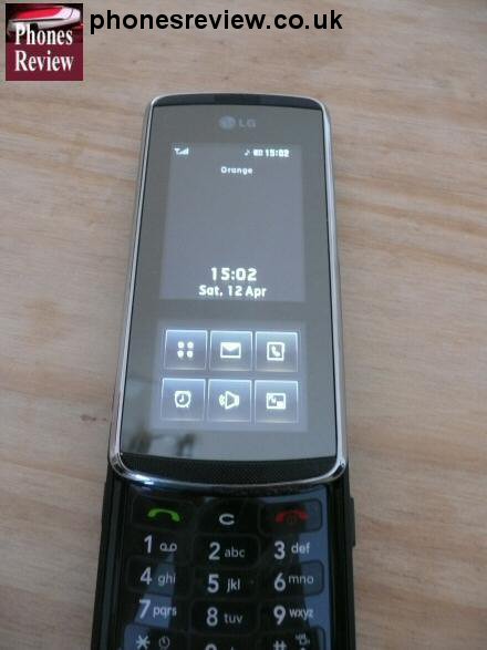 lg kf600 open screen