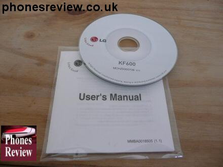 lg kf600 user manual cd