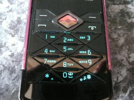 nokia 7900 prism keypad close up