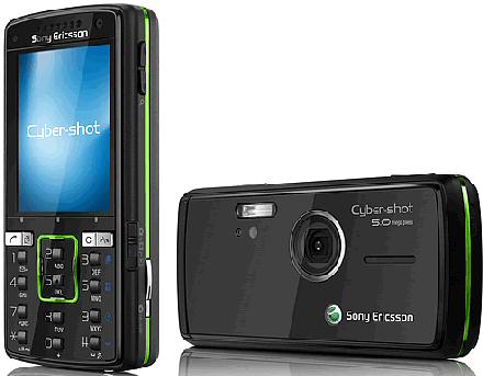 Sony Ericsson K850i green with 9 months half price line rental