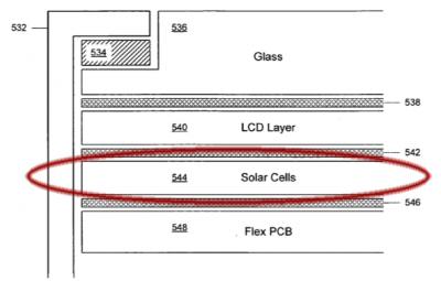 Have Apple filed a good enough patent? solar cells