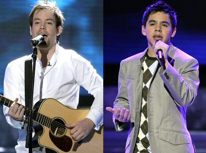 David Archuleta and David Cook