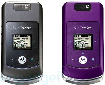 Motorola V750 and W755