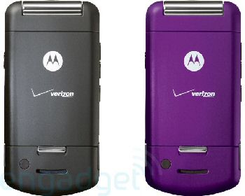 Motorola V750 and W755
