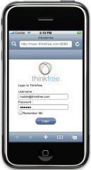 thinkfree iphone