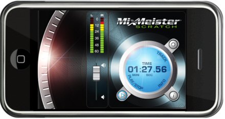 MixMeister DJ Scratch App for iPhone