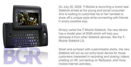 sidekick 2008