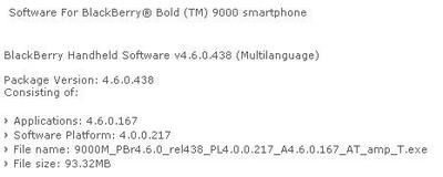 BlackBerry Bold on AT&T gets official update