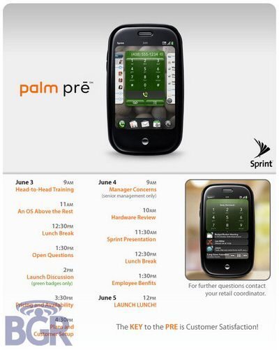 Palm Pre Release Date Revealed: Possibly Friday June 5th