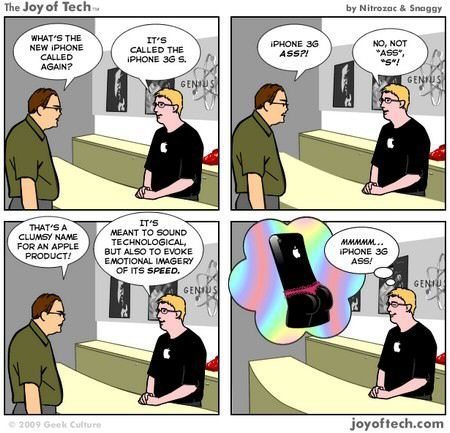 iPhone 3G S Comic  hits on S factor