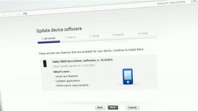 Nokia 5800 v31.0.0.15 Firmware Update soon to come