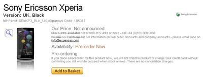Sony Ericsson Rachael Turns XPERIA X3 with Specs