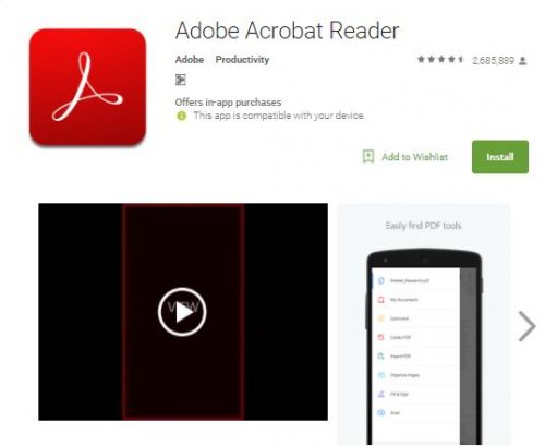 Adobe Acrobat Reader