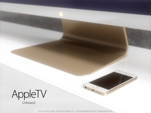 Apple TV concept, iTV curve is perfect AirPlay companion2