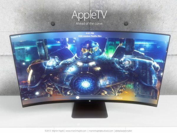 Apple TV concept, iTV curve is perfect AirPlay companion3