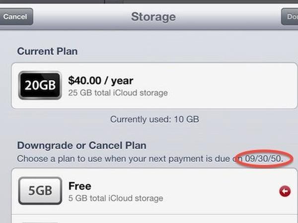 25gb icloud storage plans