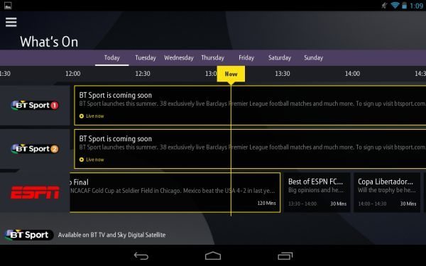 BT Sport app for Android needs Chromecast ASAP pic 2