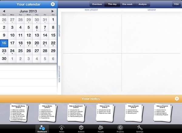 Beesy iPad note app focuses on business planning pic 2