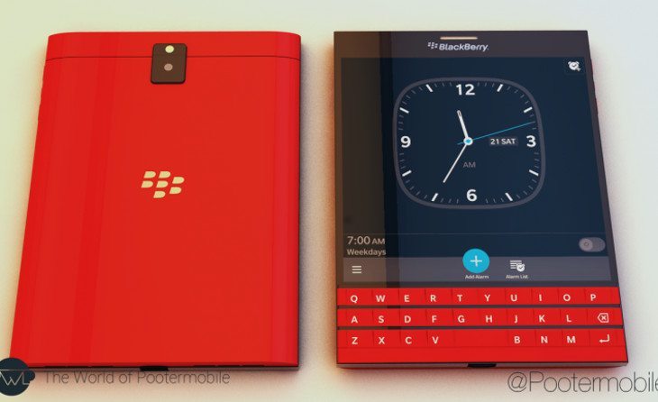 Red BlackBerry Passport